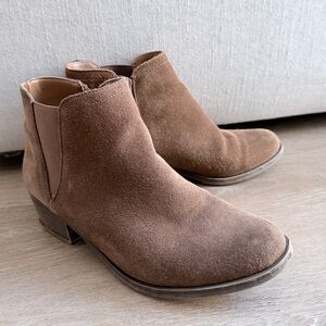 Kenzie Brown Suede Booties